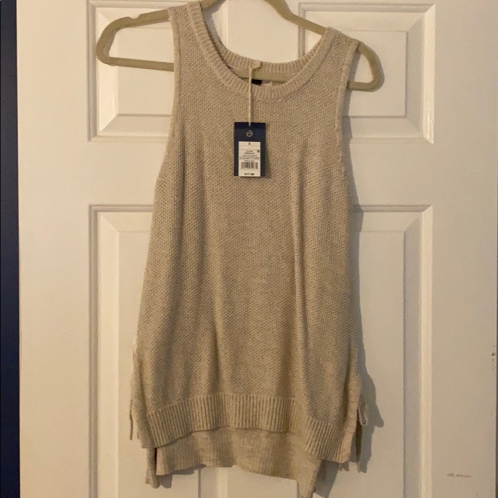 Knit tank top
